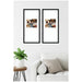 Wall Frame Belmont Black 14x30 matted to 8x10 5