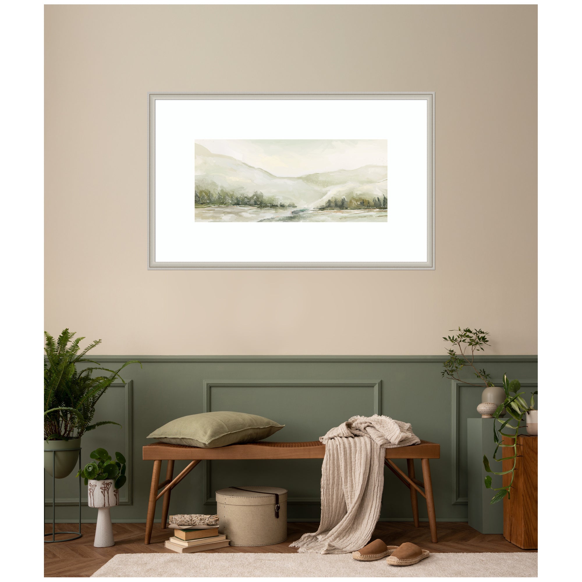 Framed Art Florence Silver 42x26 6
