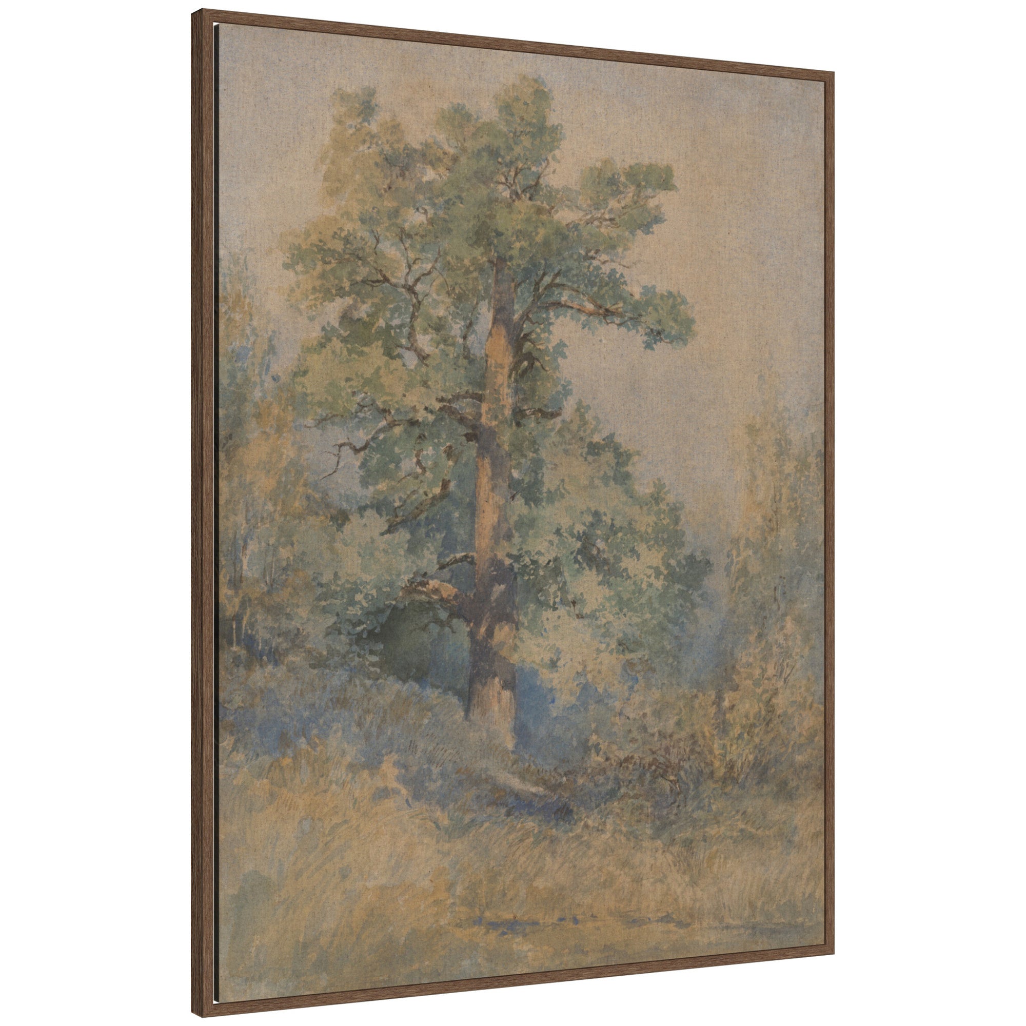 Framed Canvas 32x42 Sylvie Walnut 1