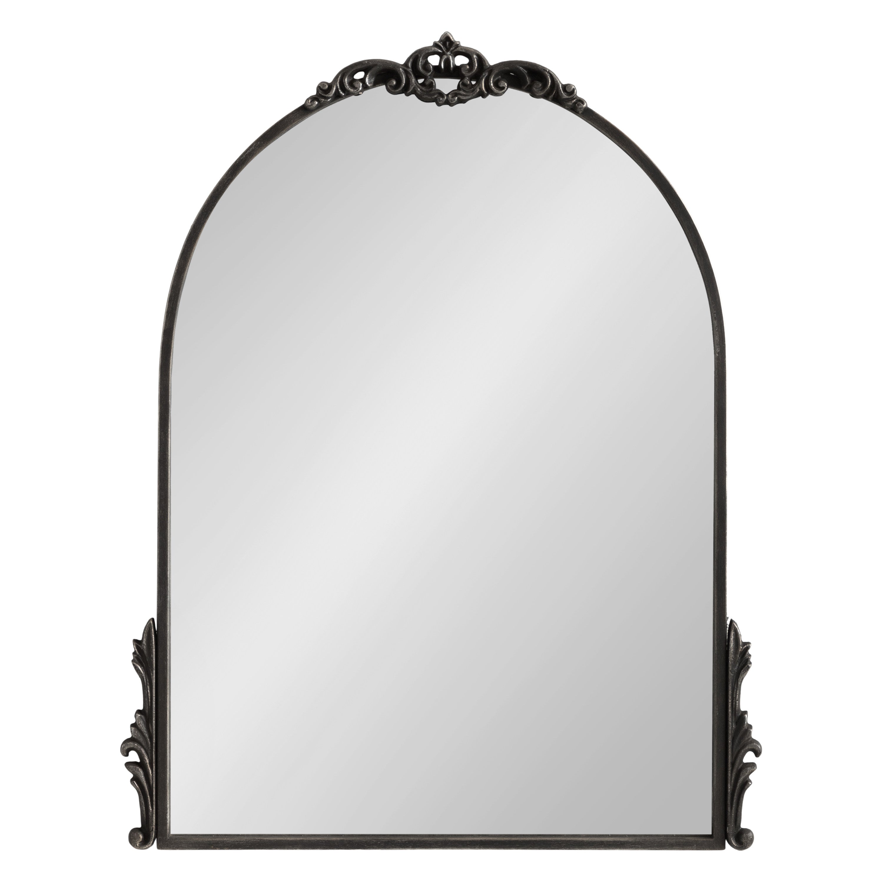 Arch Mirror Black 21x26 5