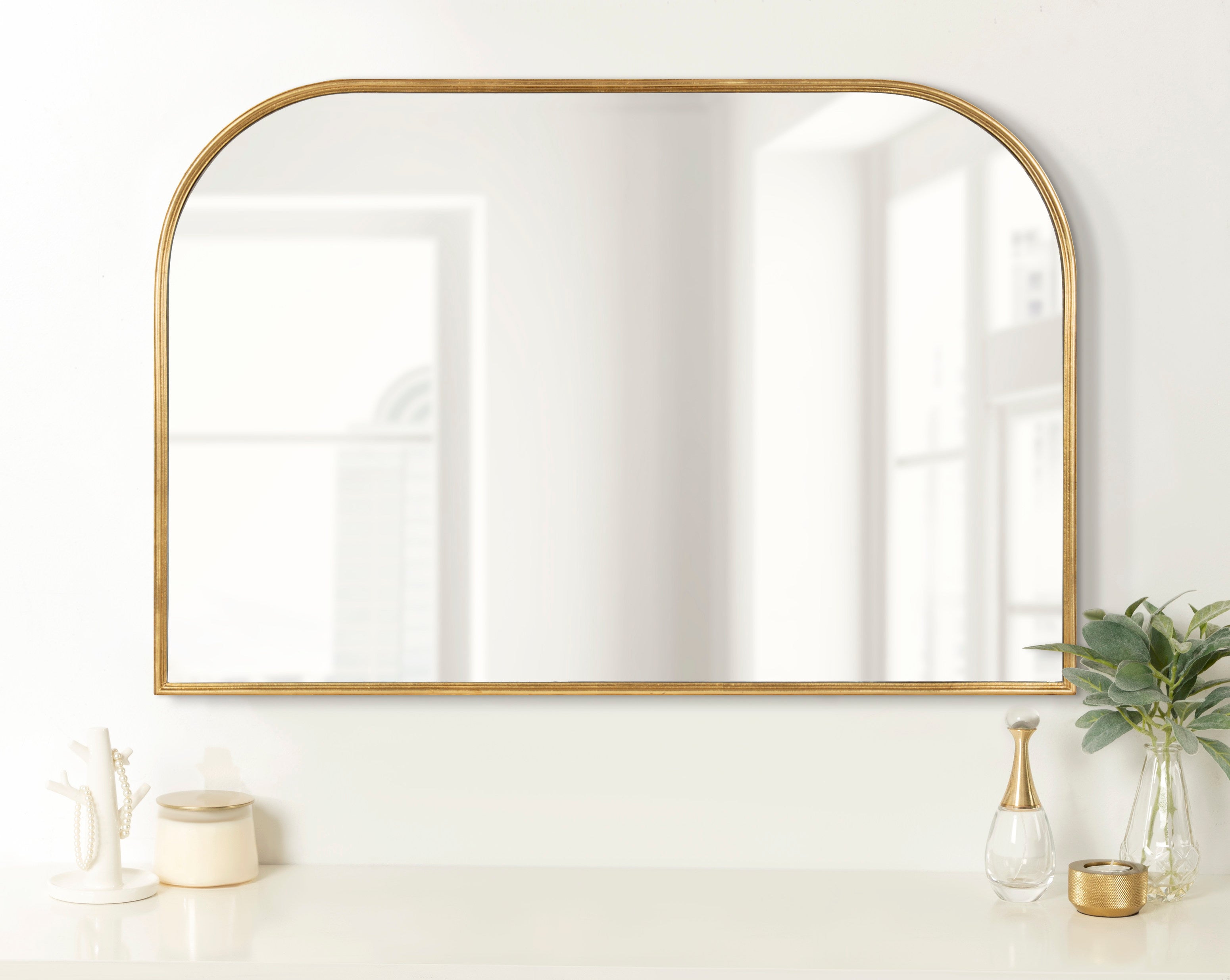 Arch Mirror Gold 36x24 6