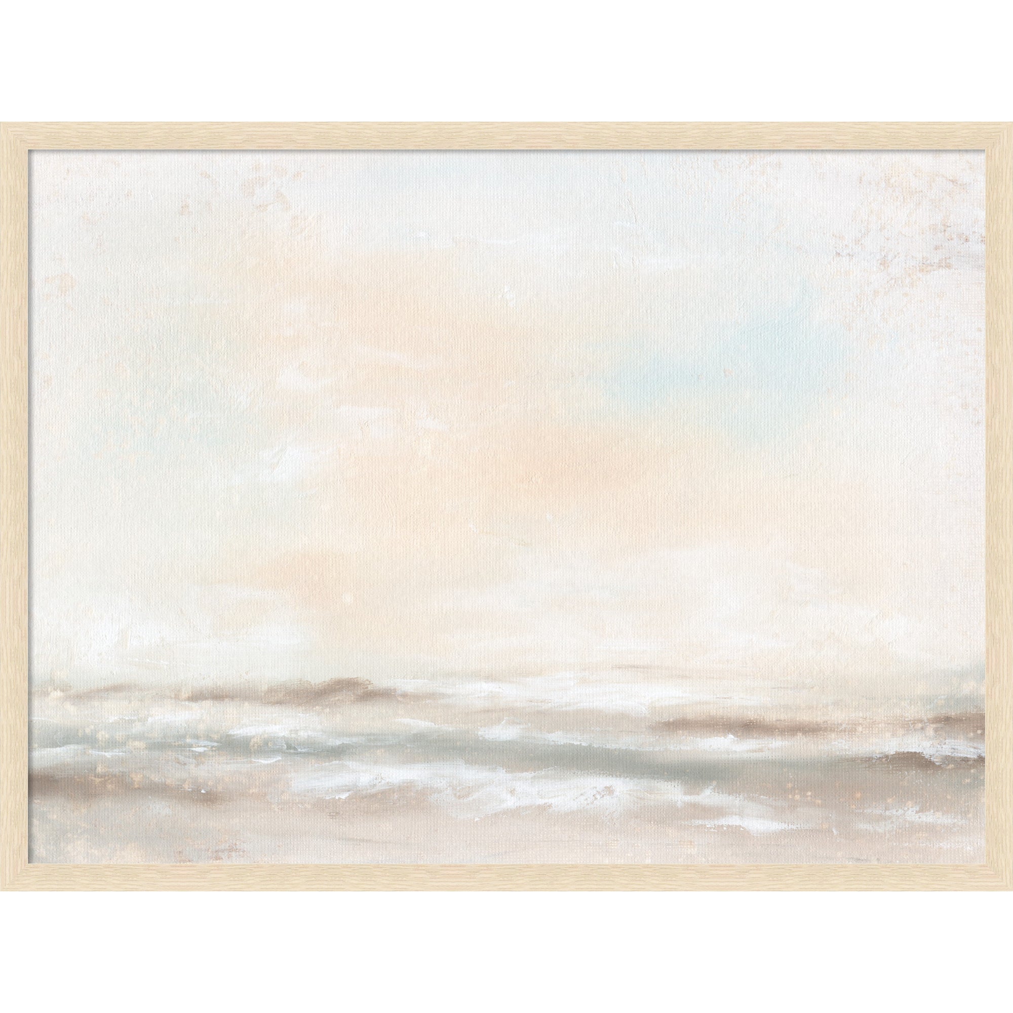 Mounted Canvas 38x29 Woodgrain Stripe Blonde 1