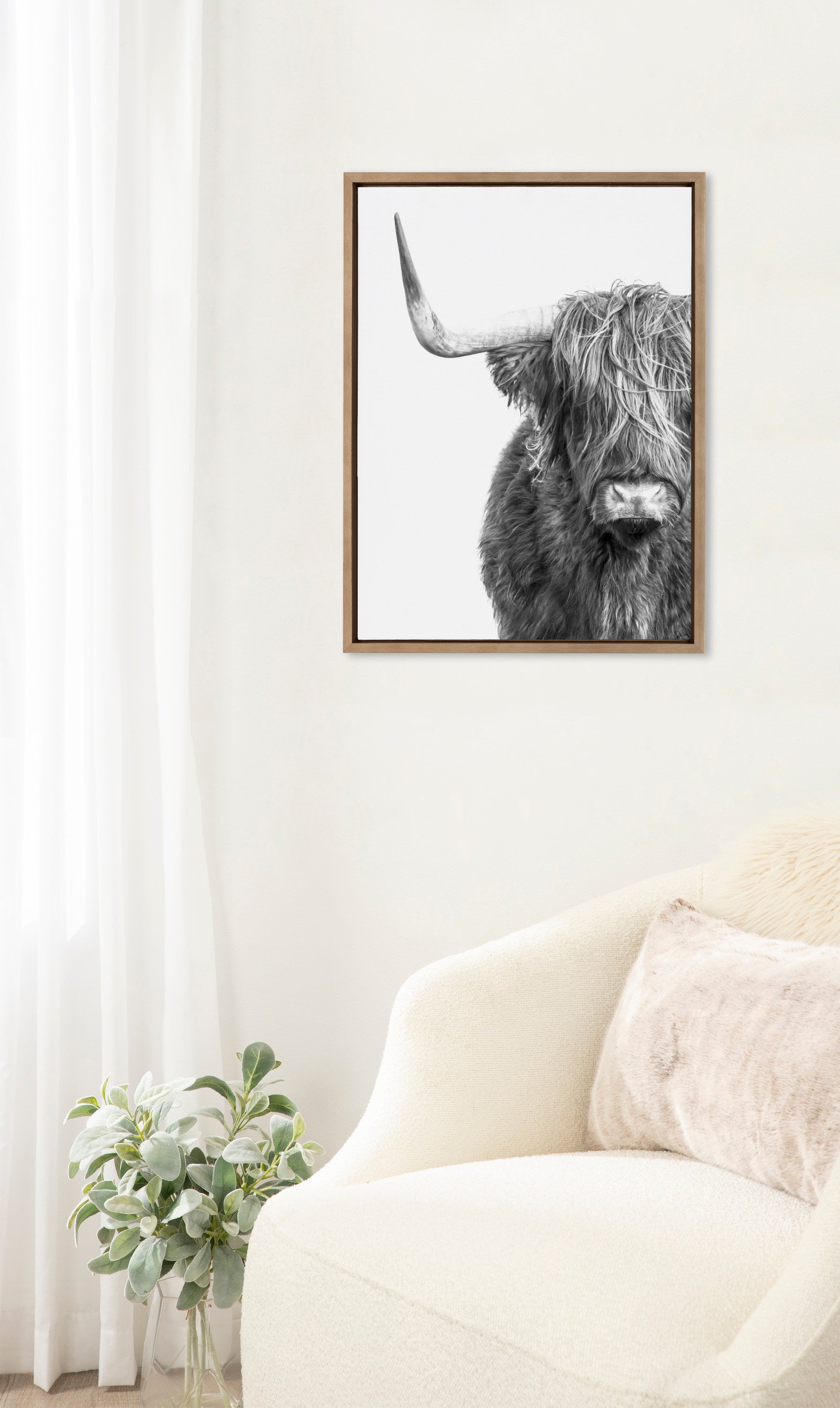 Framed Canvas Sylvie Dark Gold 18x24 5