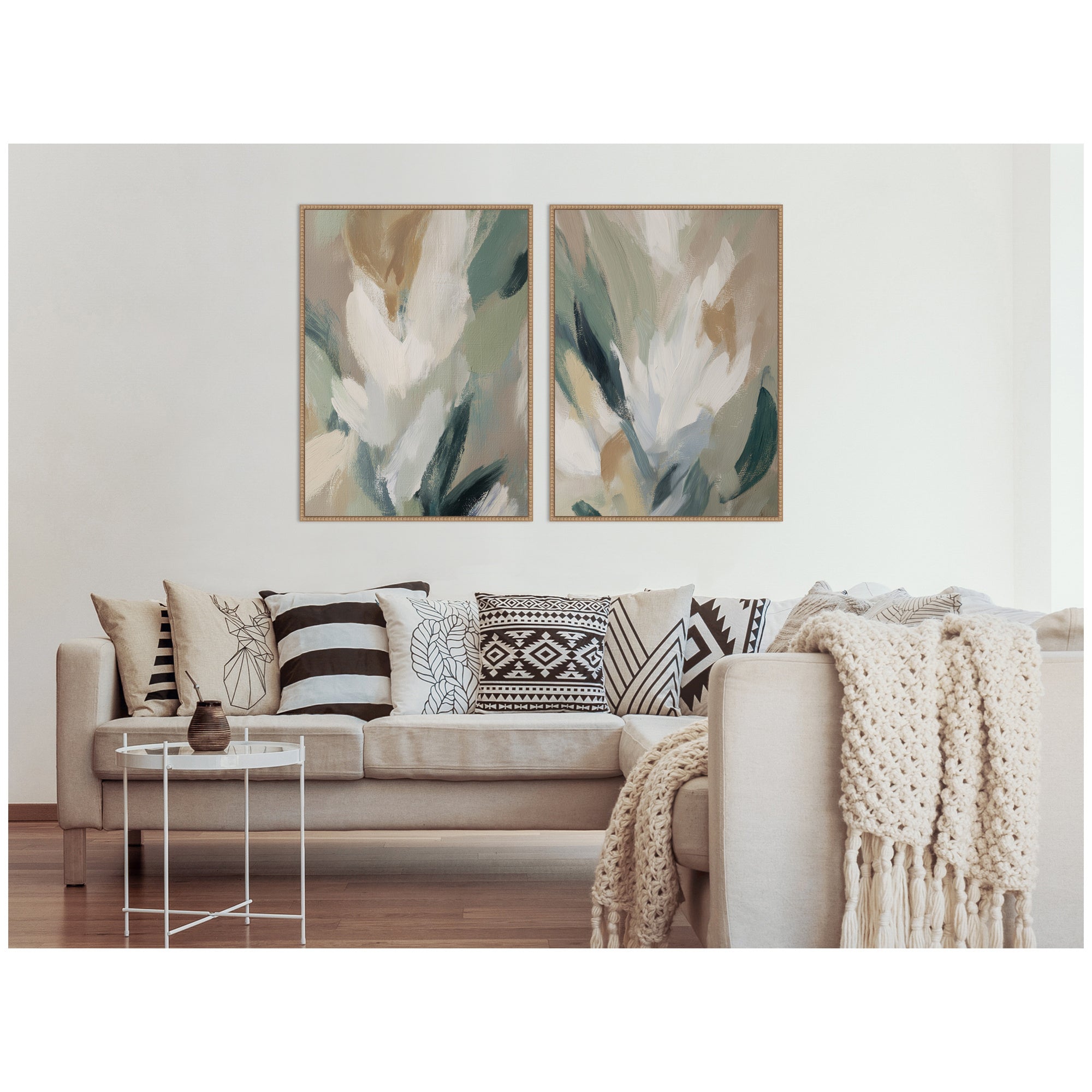 Plant Form No. 1 & No. 2 2 Piece Framed Canvas Wall Art Set by Amy Lighthall