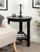 Side Table Black 22x22x24 8