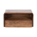 Floating Side Table Walnut Brown 18x10x9 5