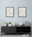 Art Set Sylvie Black 2 Piece Set 18x24 6