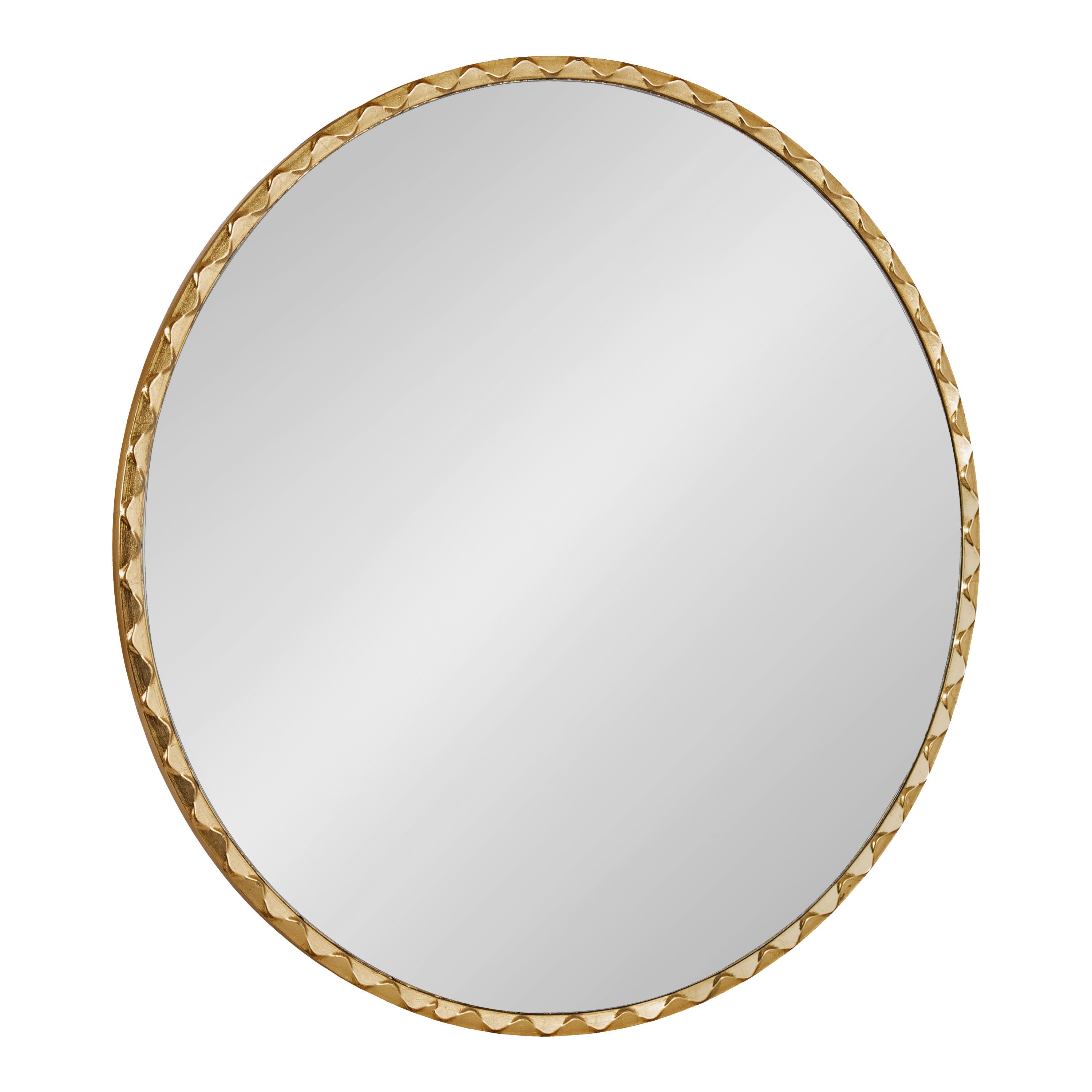 Round Mirror Gold 26x26 1