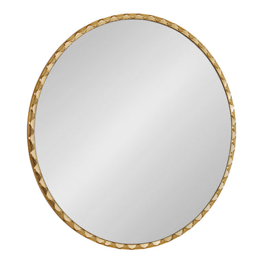 Round Mirror Gold 26x26 1