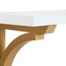 Floating Shelf 18" White Gold 3