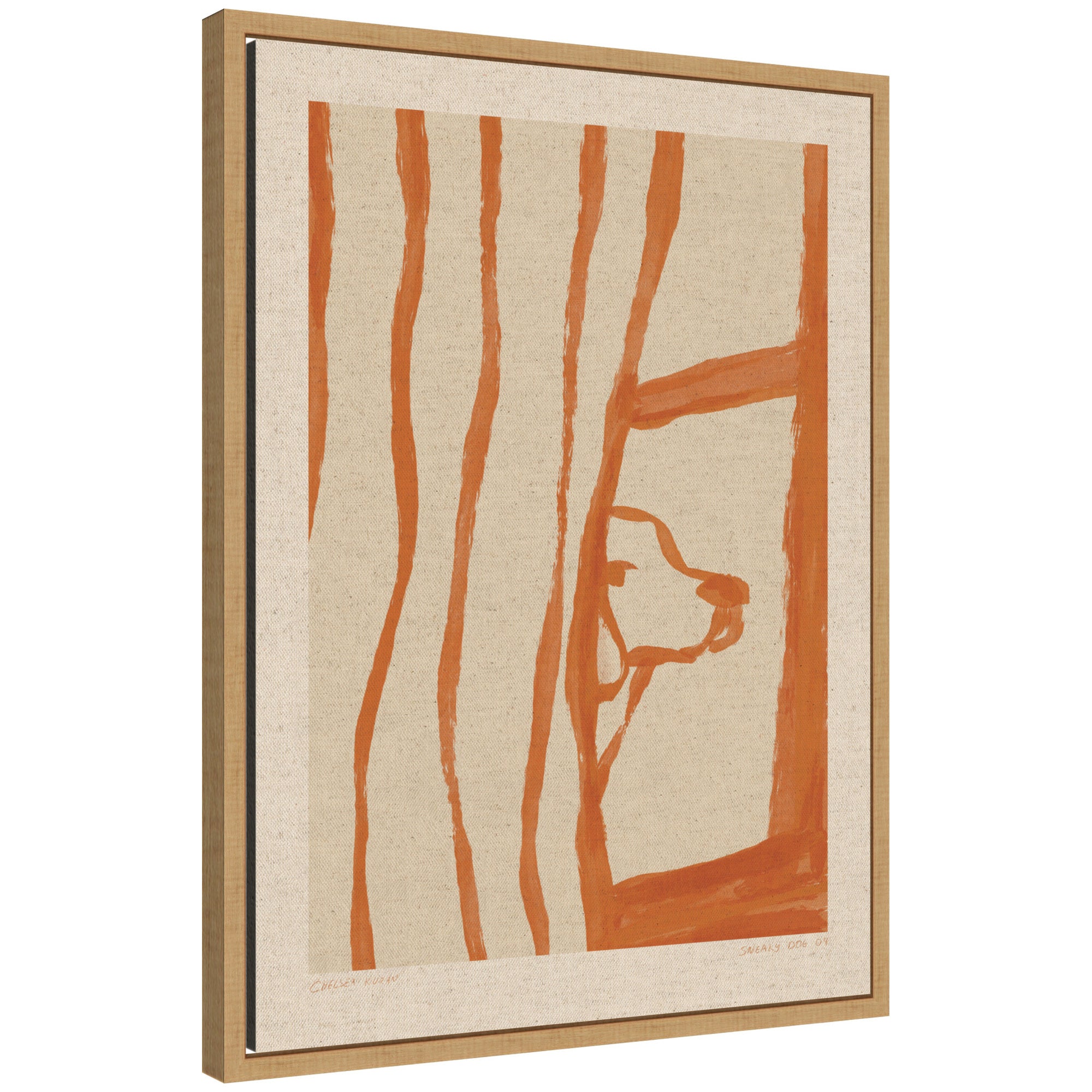 Framed Canvas 18x24 Sylvie Natural 1