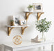 Floating Shelf 18" White Gold 6