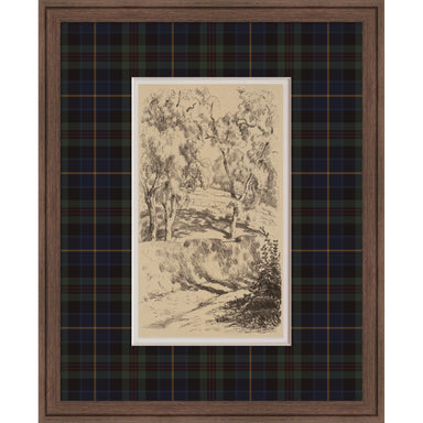 Framed Art Florence Medium Brown 18x22 1