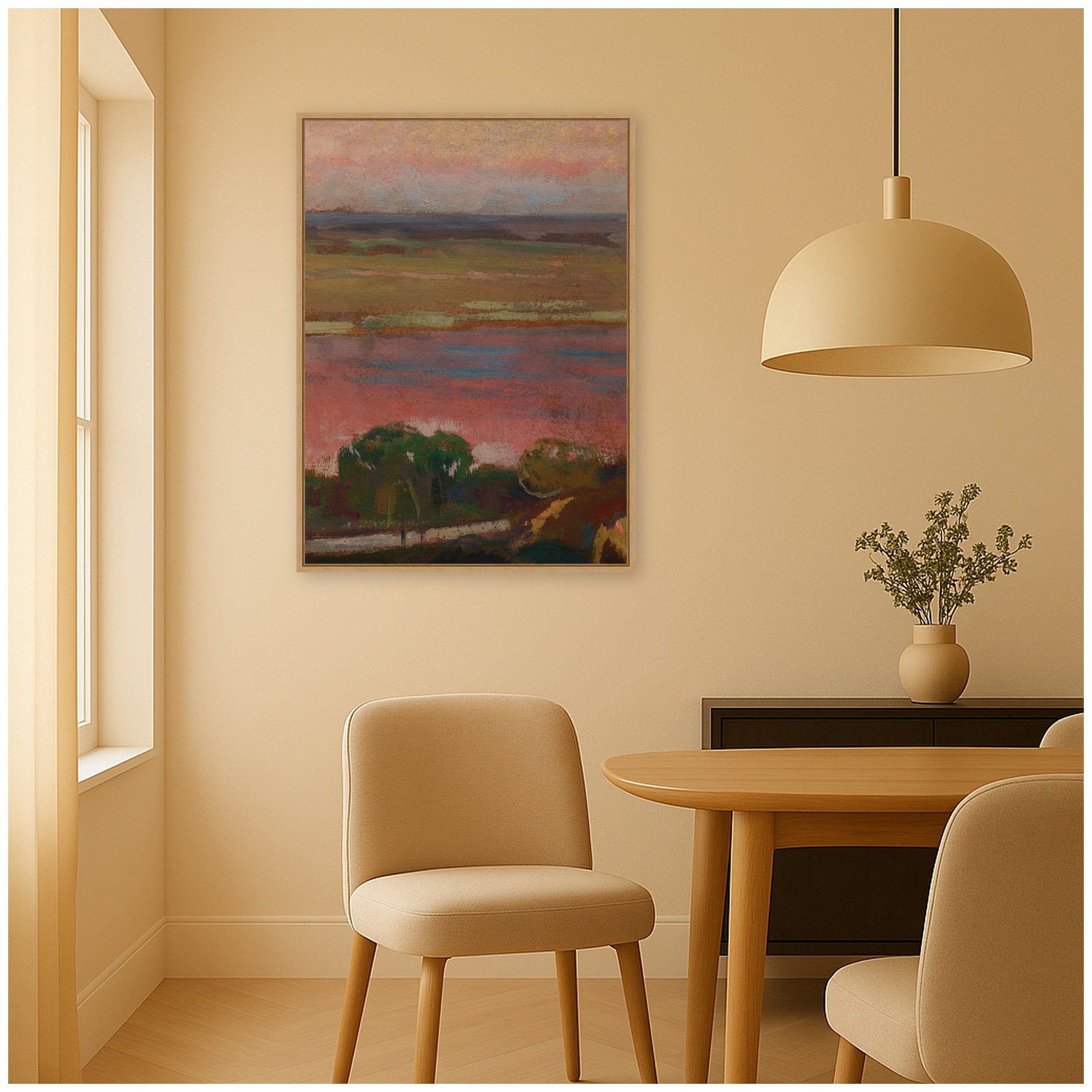 Framed Canvas 28x38 Sylvie Natural 7