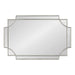 Scallop Mirror 24x36 Silver 6