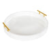 Single Tray White 15.5" Diameter 3