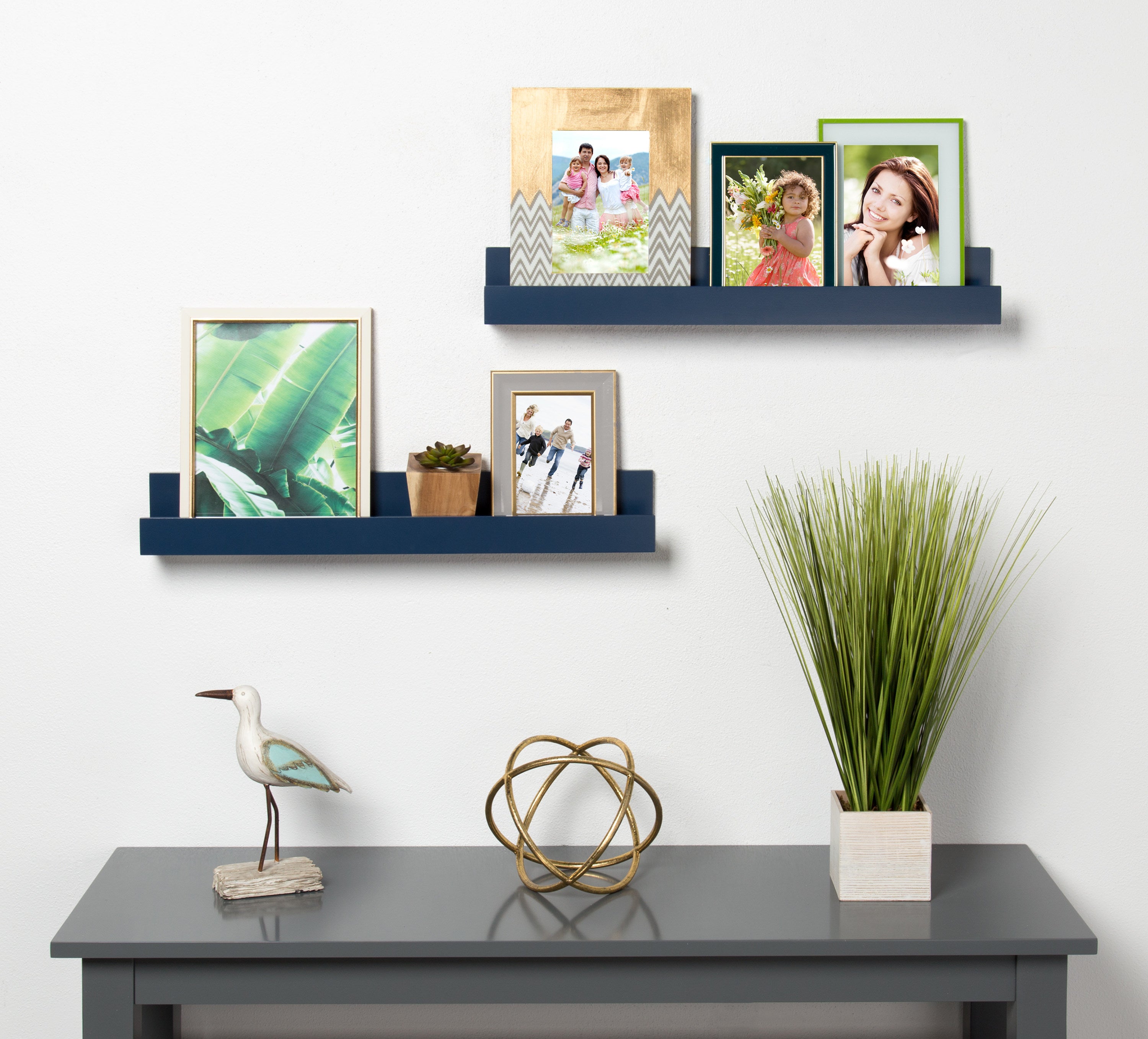 Levie Wood Picture Ledge Wall Shelf