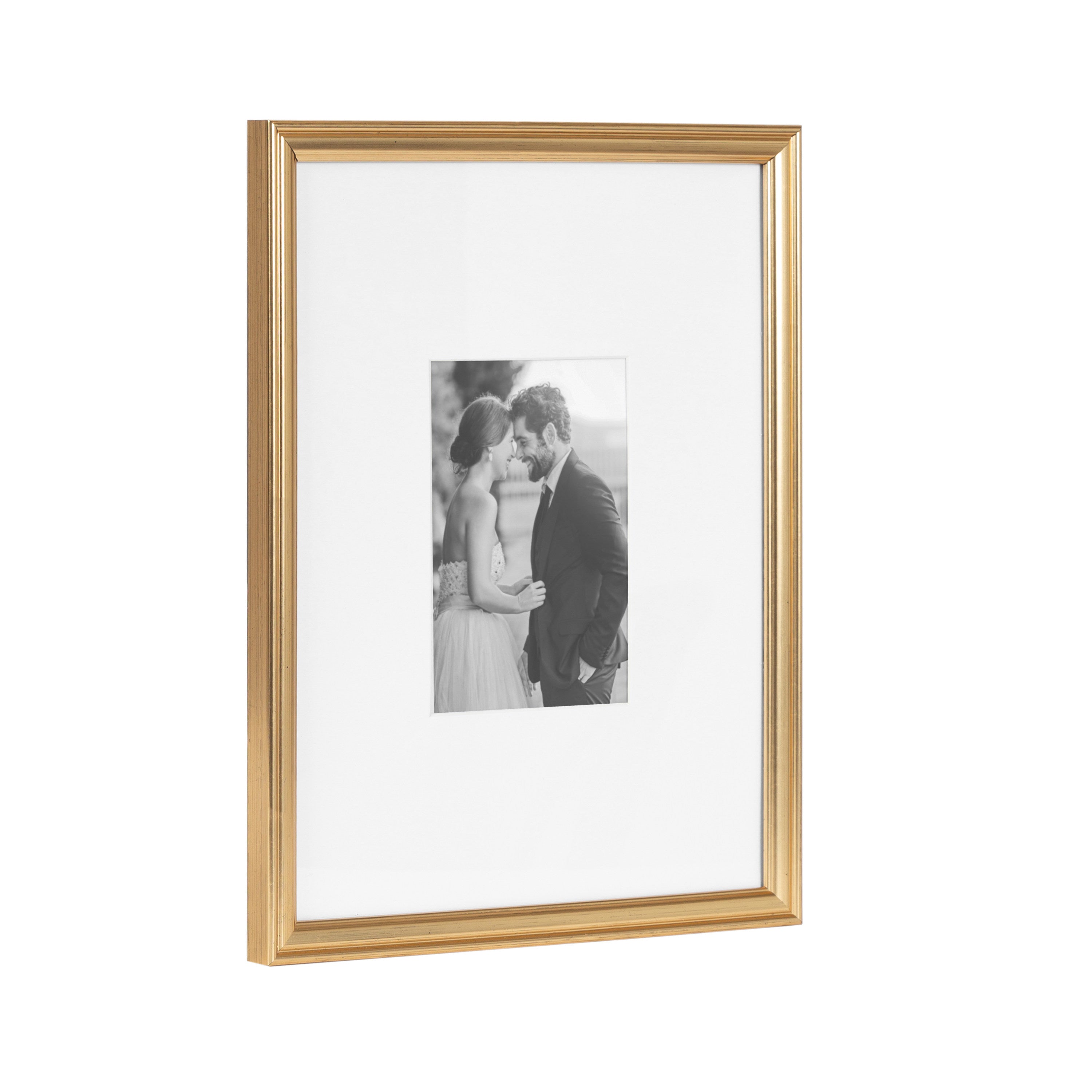 Wall Frame Gold 11x14 matted to 5x7 5