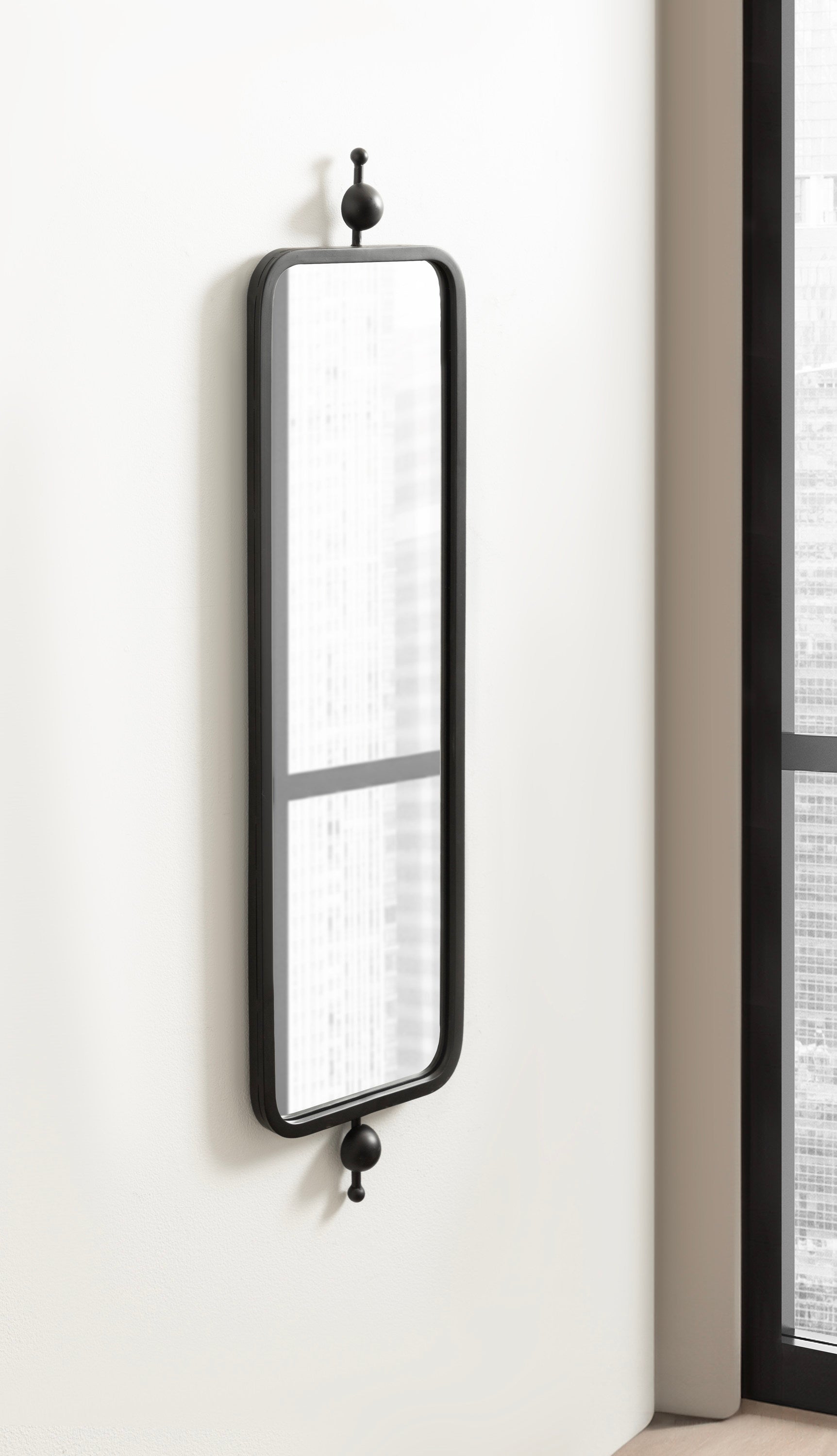 Rectangle Mirror 9x36 Black 7