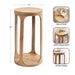 Drink Table Natural 12x12x23 2
