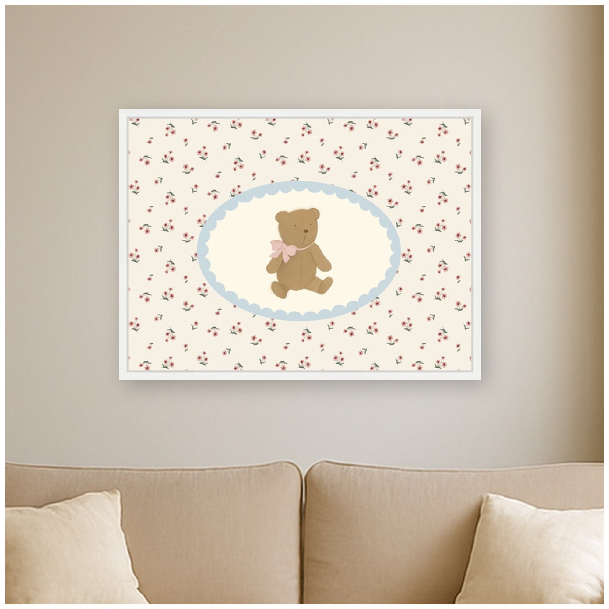 Framed Canvas 24x18 Sylvie White 7