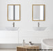 Decorative Wall Mirror Gold 25.5x37.5 6