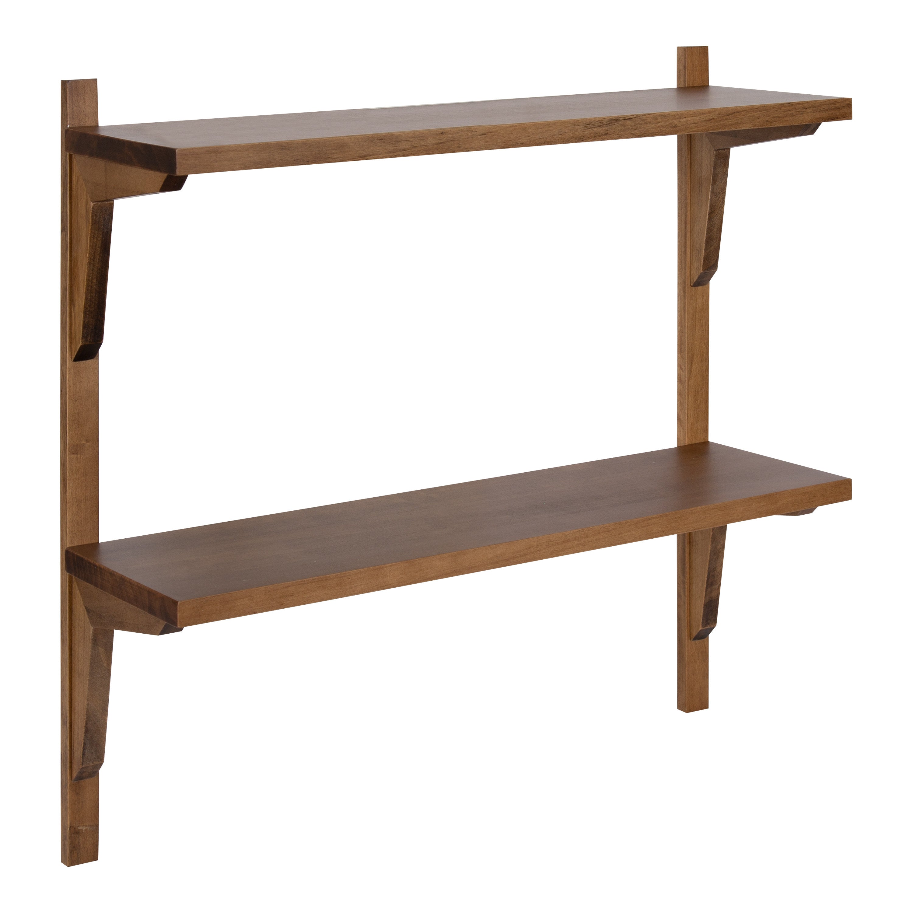 Accent Shelf Rustic Brown 24x8x24 1