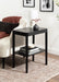 Side Table Black 22x14x26 6
