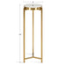 Drink Table White Gold 9x9x23 2