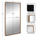 Rectangle Mirror Rustic Brown 20x36 2