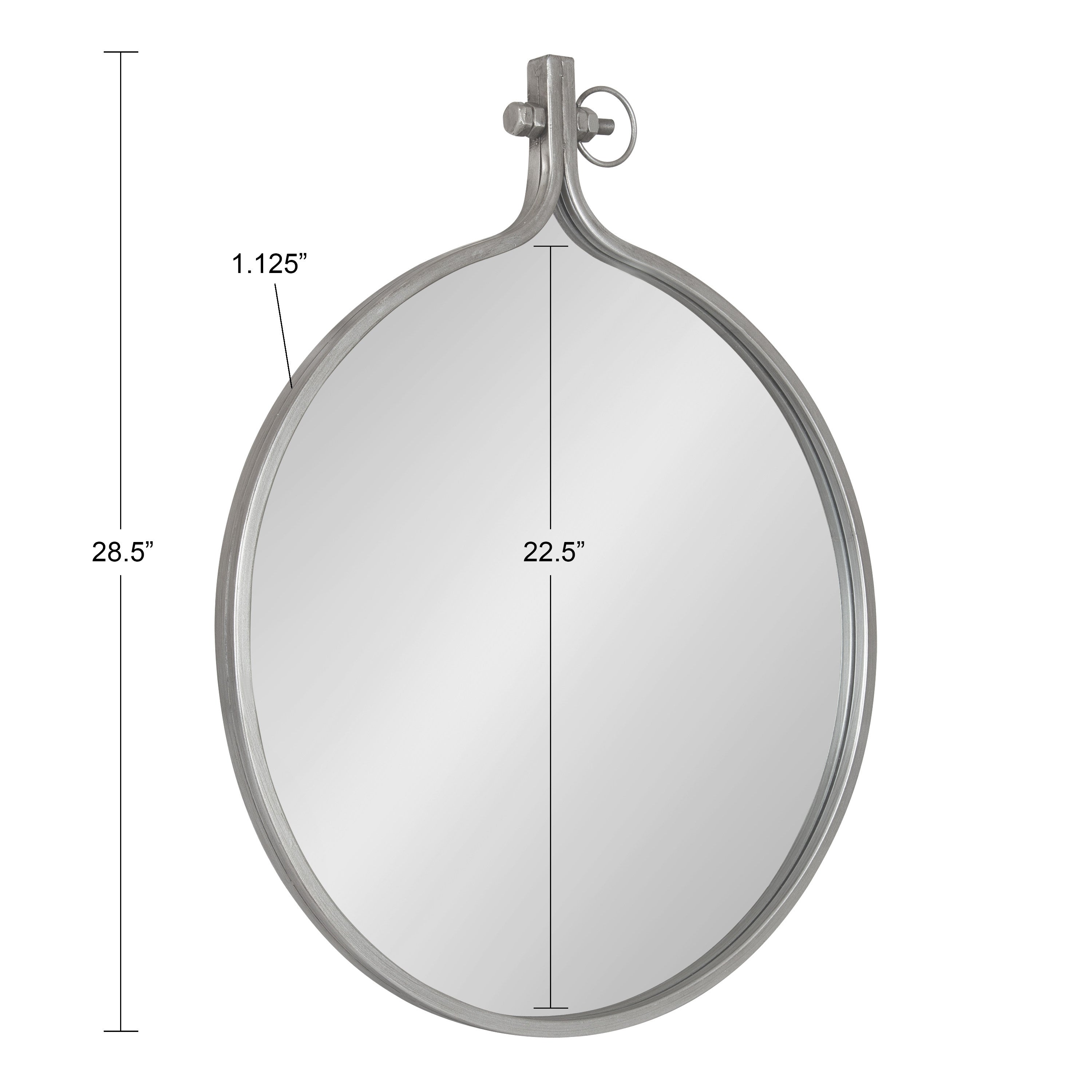 Yitro Metal Framed Wall Mirror