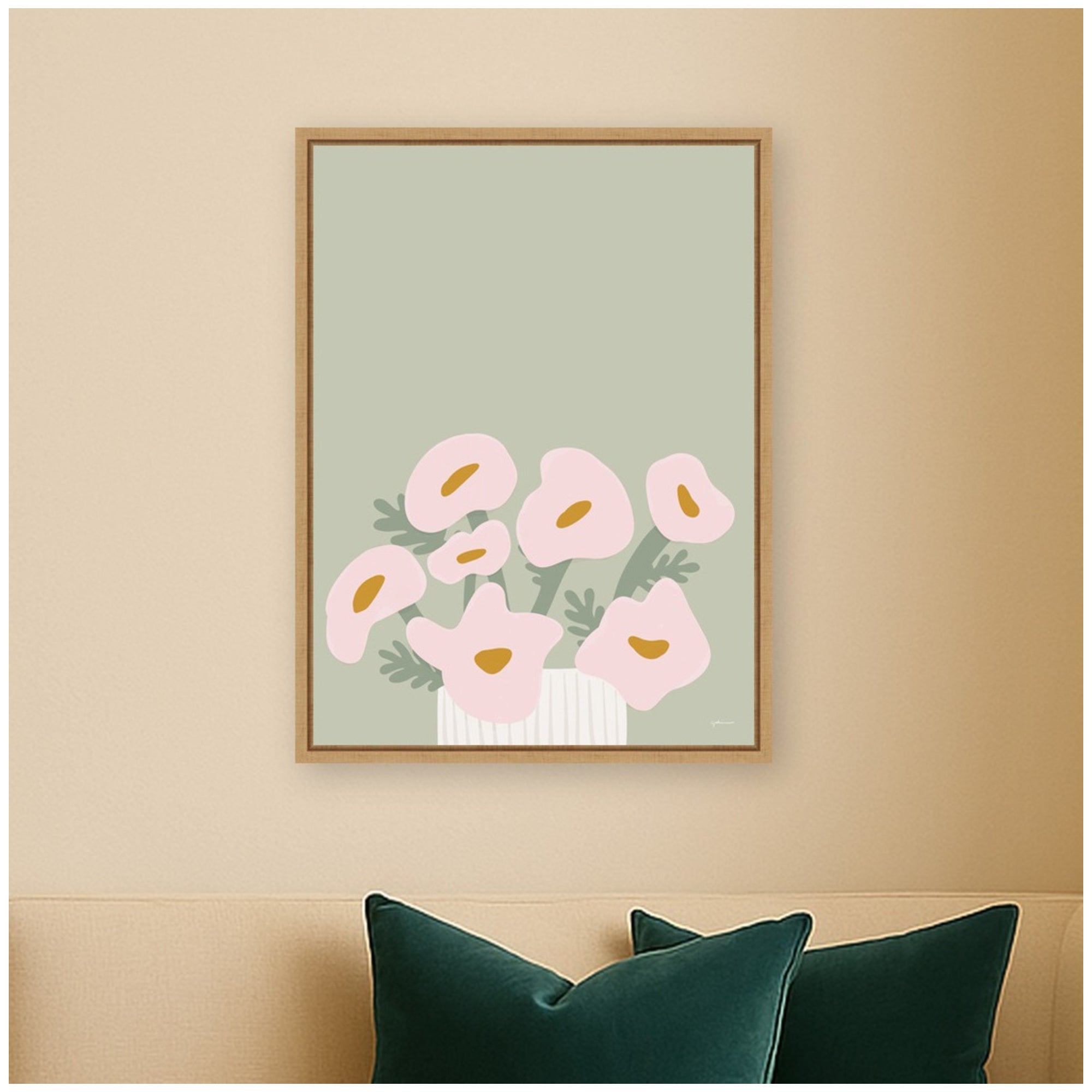 Framed Canvas 18x24 Sylvie Natural 5