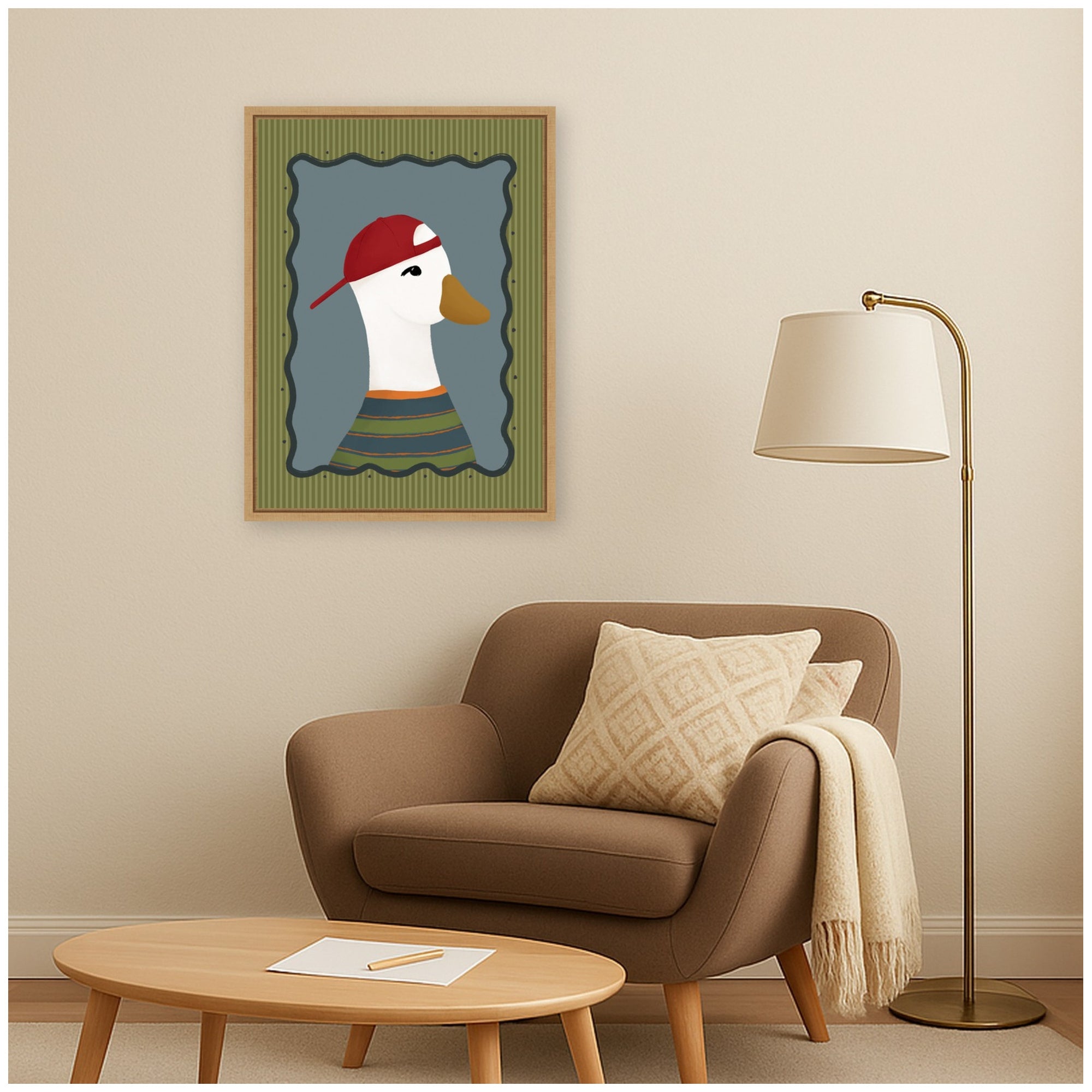 Framed Canvas 18x24 Sylvie Natural 6