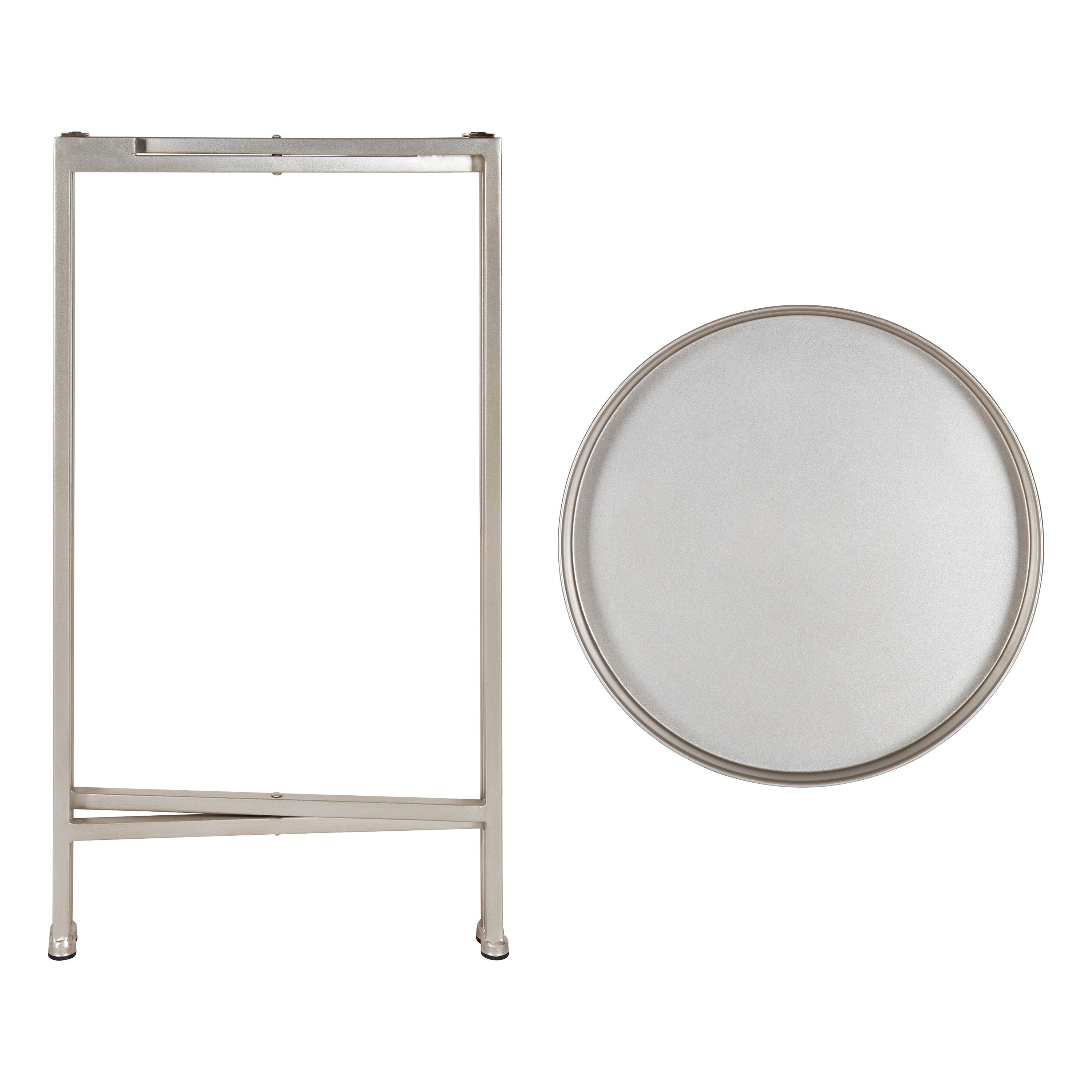 Tea Table Silver 14x14x26 4