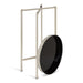 Tea Table Black Silver 14x14x26 4