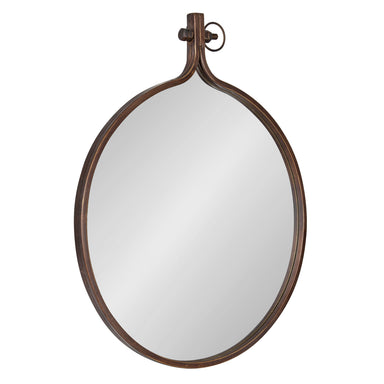 Industrial Mirror Antique Bronze 23.5x28.5 1