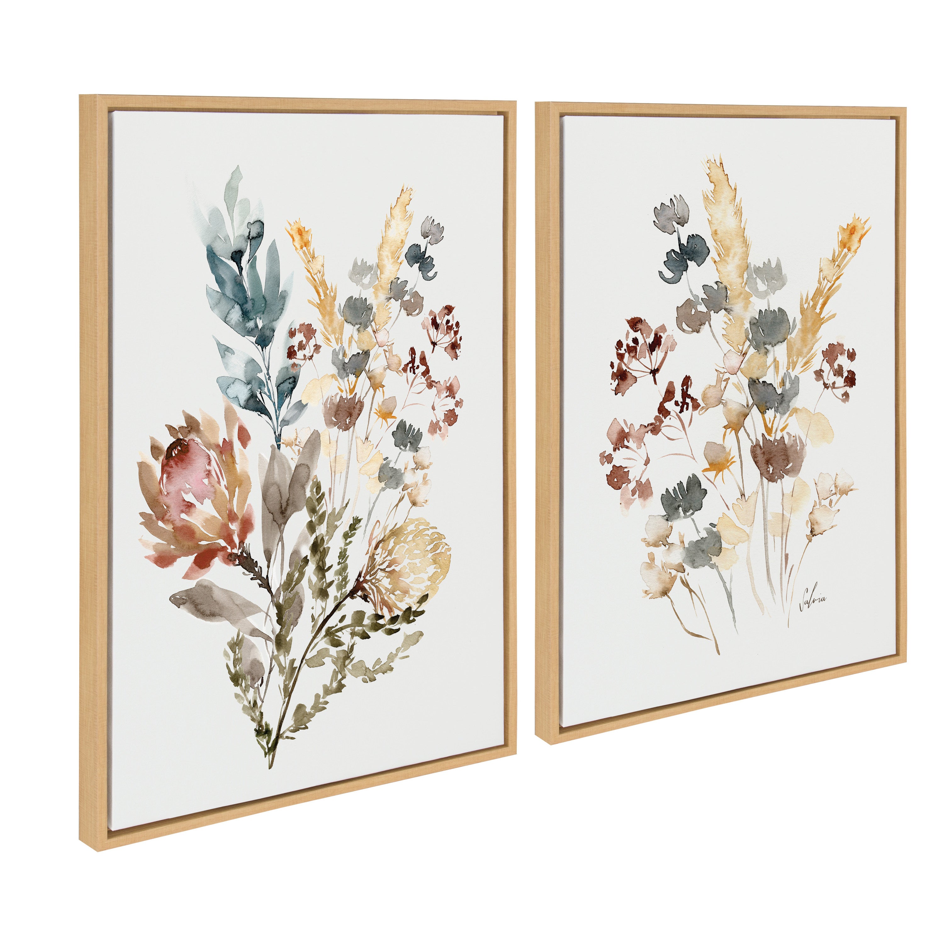 Art Set 2 Piece Set 23x33 Sylvie Natural 2