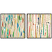 Art Set 2 Piece Set 30x30 Sylvie Dark Gray 1