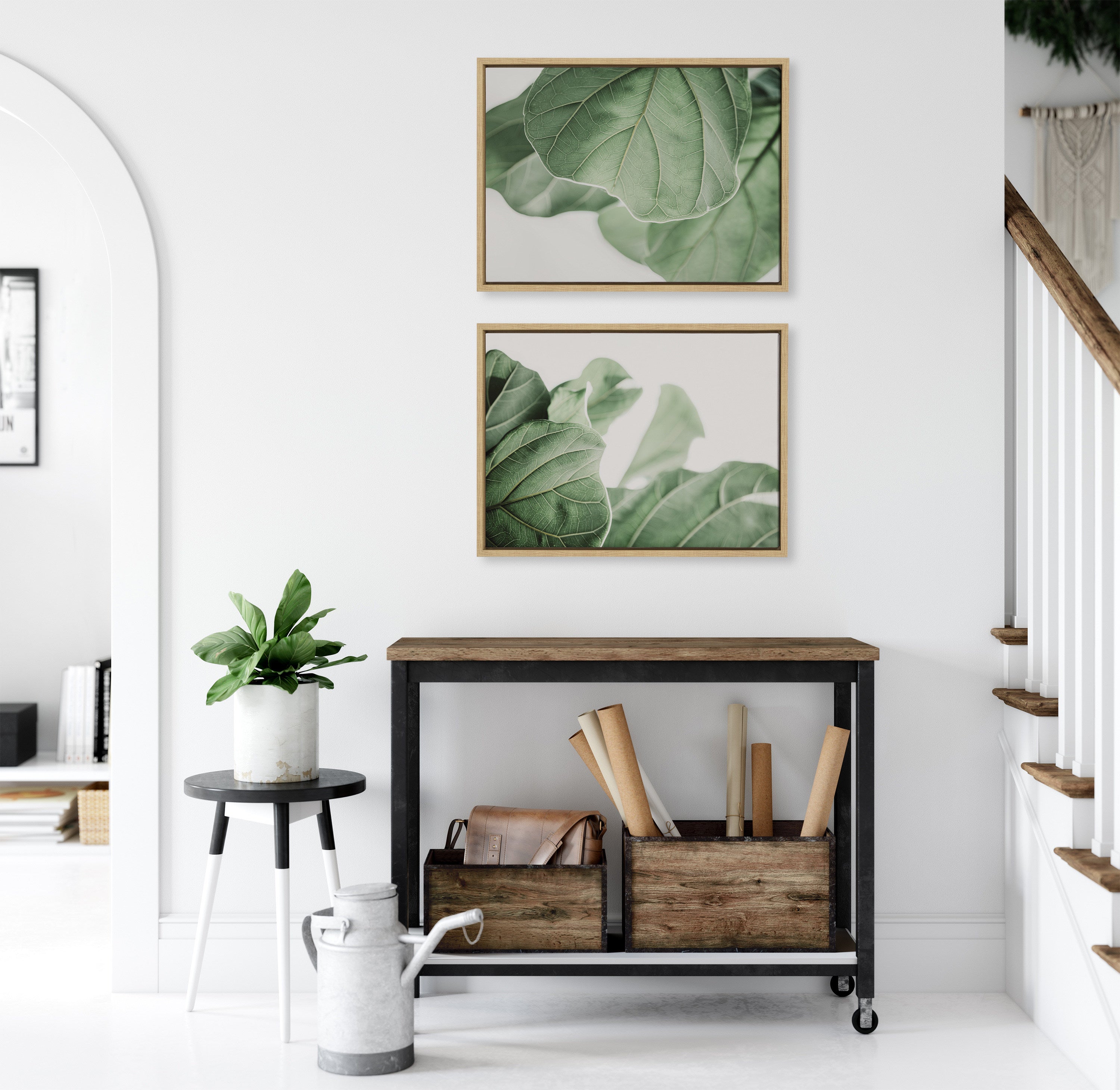 Art Set 2 Piece Set 18x24 Sylvie Natural 6