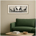 Framed Canvas 40x18 Sylvie Dark Gold 5