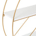 Accent Shelf 26x21 White Gold 4