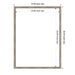Dry Erase Board Belvedere Silver 19x25 2