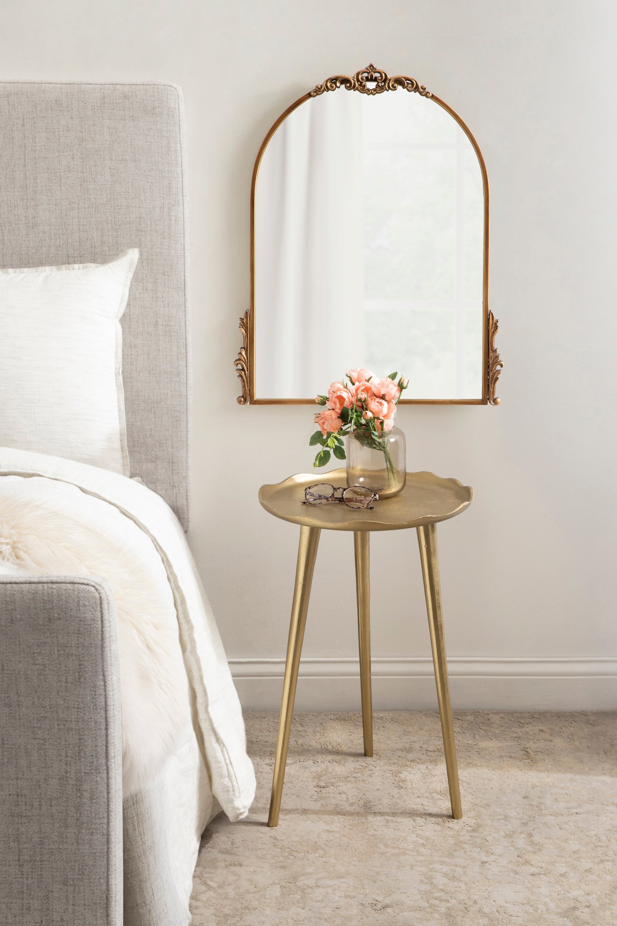 Arch Mirror Gold 21x26 7