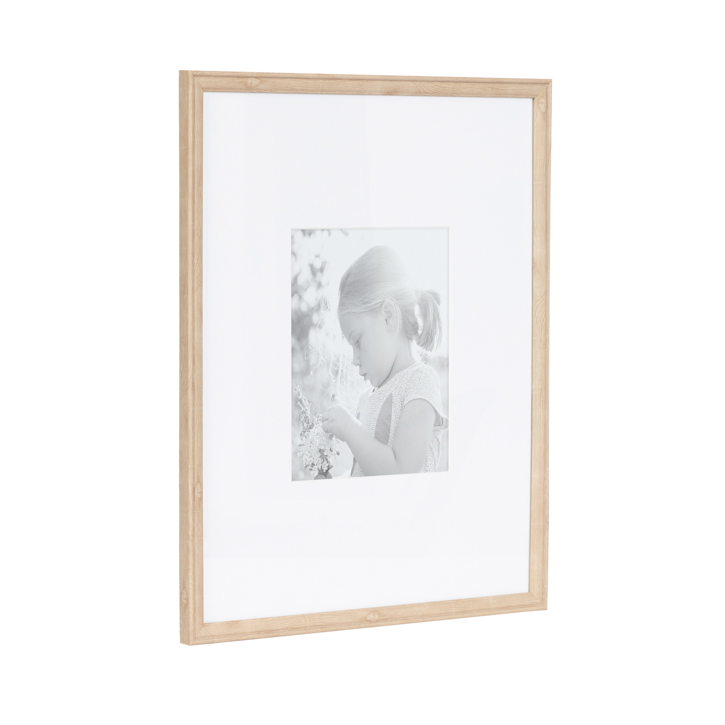 Wall Frame Natural 16x20 matted to 8x10 5