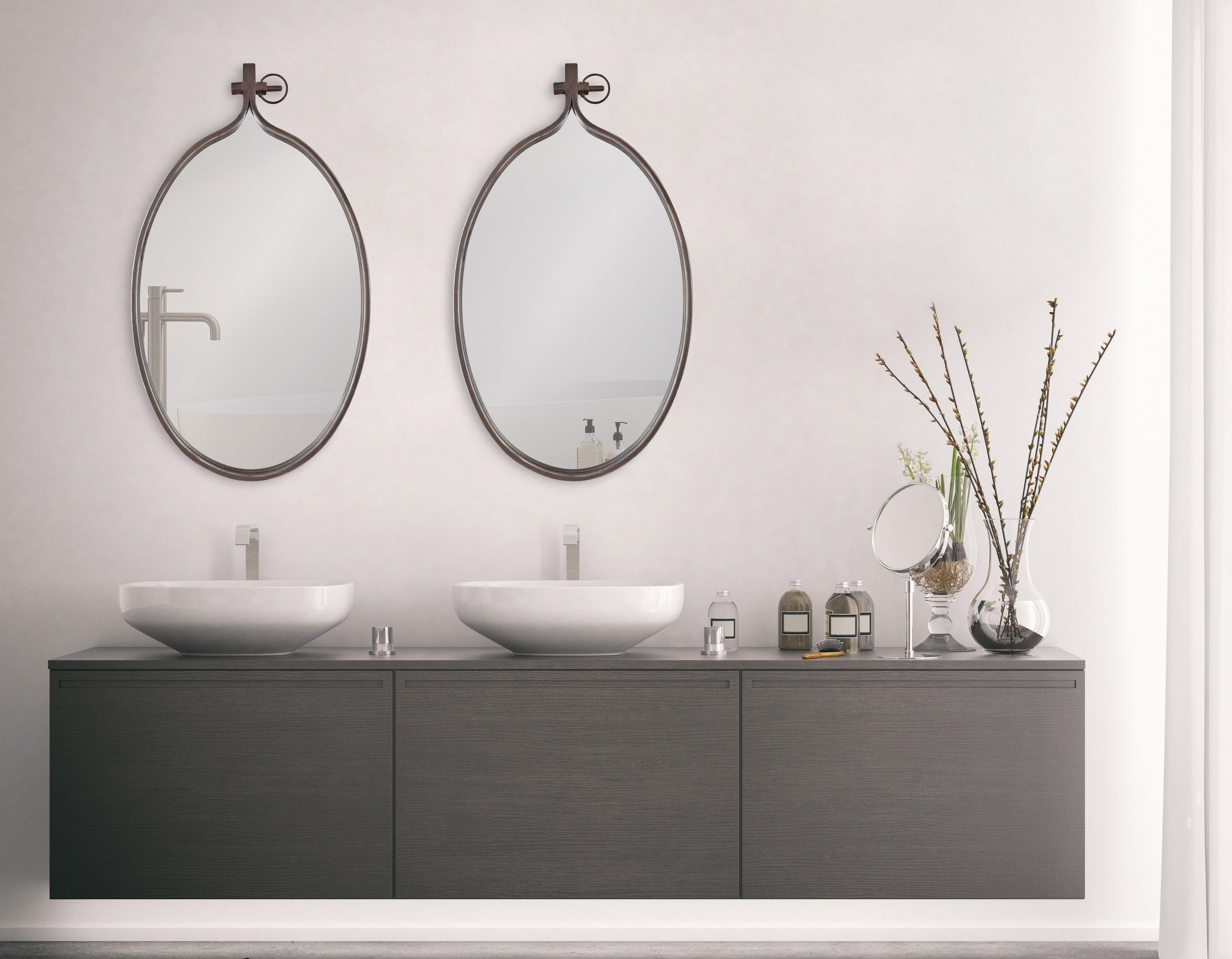 Yitro Metal Framed Wall Mirror