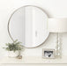 Round Mirror Silver 28" Diameter 6