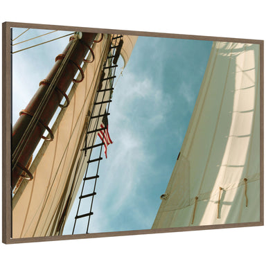 Framed Canvas 33 x 23 Sylvie Walnut 1