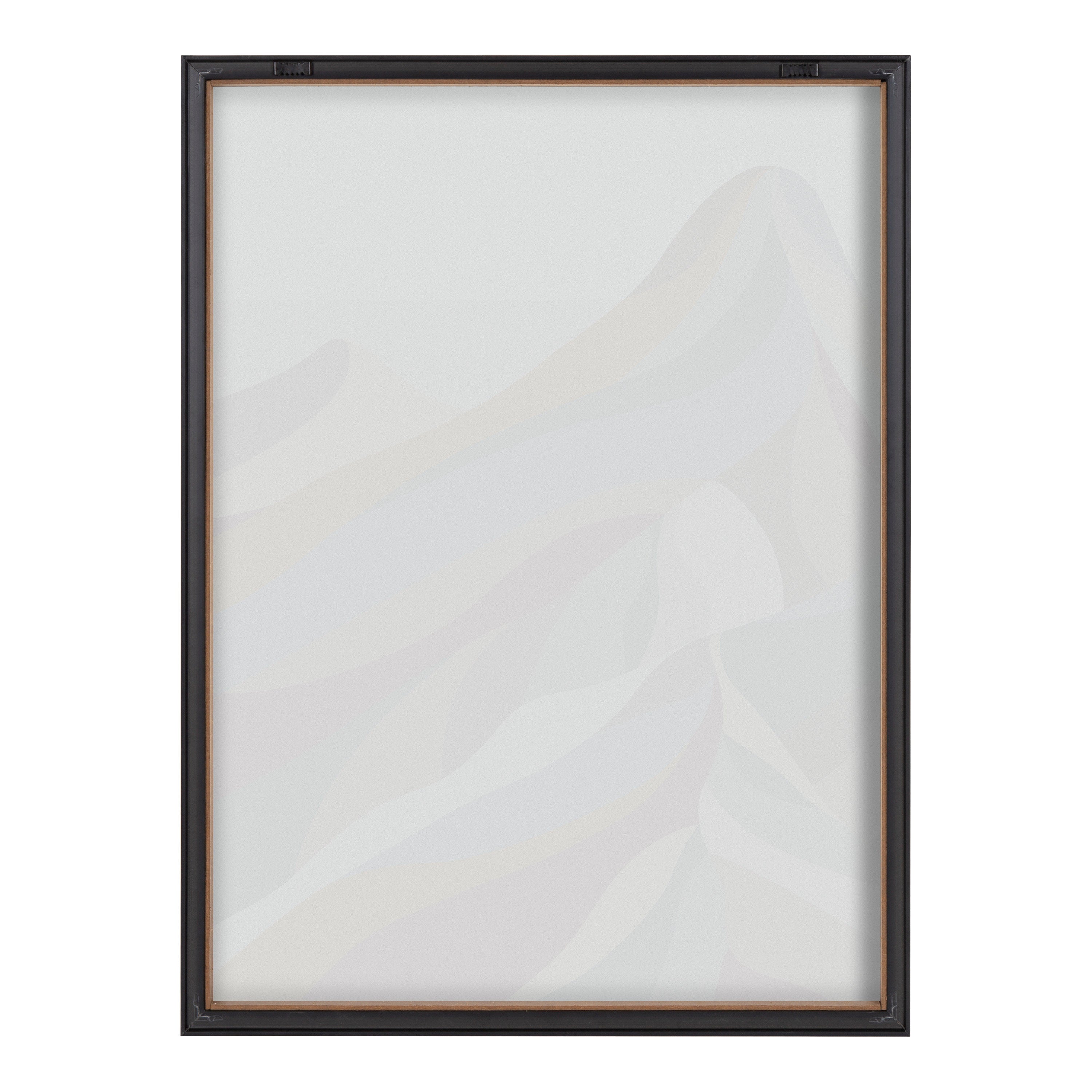 Blake MCM Mountains 1b Framed Printed Glass by Rachel Lee of My Dream Wall