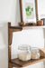 Accent Shelf Rustic Brown 24x8x24 8