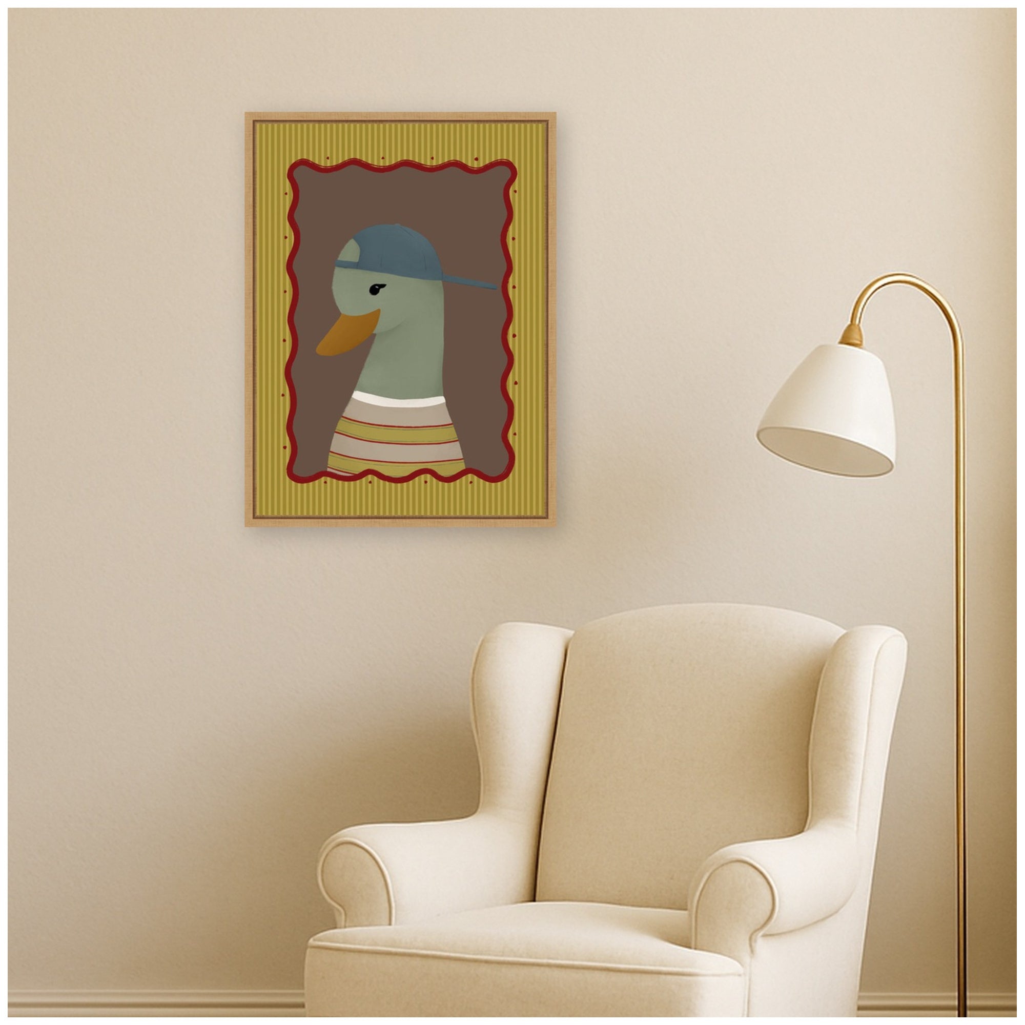 Framed Canvas 18x24 Sylvie Natural 6
